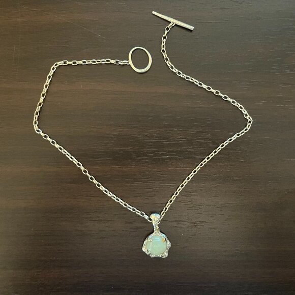 Faris Lava Amulet in Sterling Silver - Picture 2 of 4